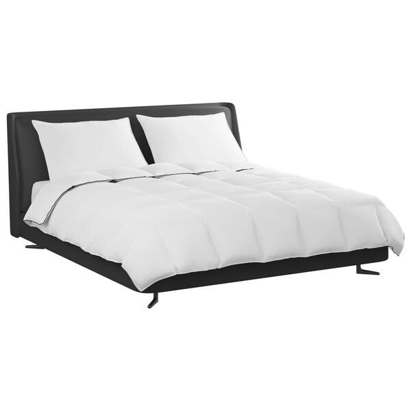 vidaXL Zimowa Kołdra z poduszką 3 pcs Biały Pióra down