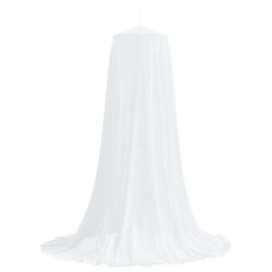vidaXL Siatka na komary do ł&oacute;żka 156 siatka 3 pcs Biały Poliester