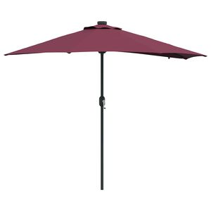 vidaXL Parasolka ogrodowa Bordeaux Czerwony 294 x 150 x 223 cm
