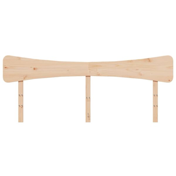vidaXL Wezgłowie do ł&oacute;żka, 200 cm, lite drewno sosnowe