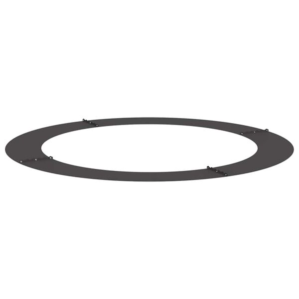 vidaXL odpowiedni dla płaskiego pierścienia drzewa Czarny &Oslash;90 / 120 cm