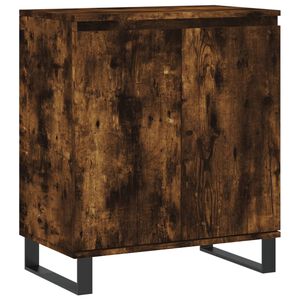 vidaXL Komoda, przydymiony dąb, 60x35x70 cm, materiał drewnopochodny
