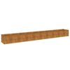 vidaXL Podwyższona grządka ogrodowa 386x50x36 cm, stal Corten