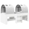 vidaXL Ł&oacute;żko z Tunelami 4 pcs Biały Drewno inżynieryjne