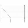 vidaXL Słupek ogrodzeniowy. Srebrny 10 x 1,4 m (siatka 13 mm) Stal