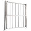 vidaXL Brama ogrodowa 100x95 cm Stal nierdzewna
