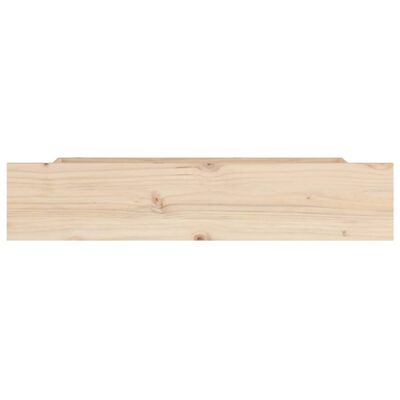 vidaXL Szuflady pod łóżko, 4 szt., lite drewno sosnowe