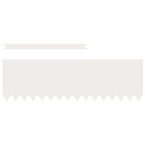 vidaXL Krawężnik do trawnika 10 pcs Biały 100 x 0.05 x 20 cm