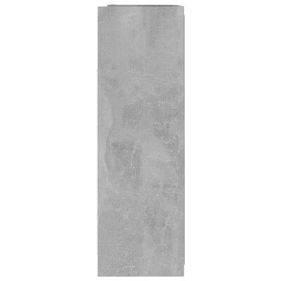 vidaXL Szafka łazienkowa z lustrem, szarość betonu, 62,5x20,5x64 cm