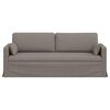 vidaXL Sofa 180cm Ciemnoszary Metal