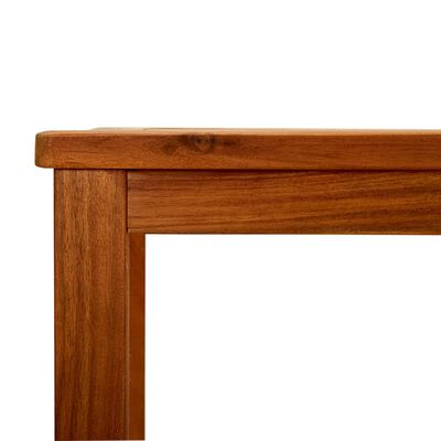 vidaXL Ogrodowy stolik konsolowy, 110x40x75 cm, lite drewno akacjowe