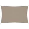 vidaXL Prostokątny żagiel ogrodowy, tkanina Oxford, 4x7 m, taupe