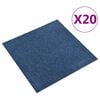 vidaXL Dywan 20 pcs Ciemnoniebieski 50 x 50 cm 100% polipropylen