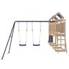 vidaXL Plac zabaw do ogrodu, lite drewno sosnowe