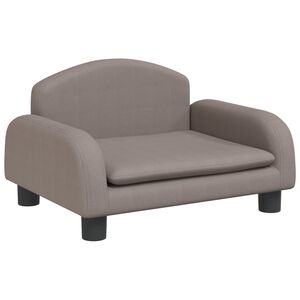 vidaXL Sofa dla dzieci, kolor taupe, 50x40x30 cm, obita tkaniną