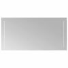 vidaXL Lustro łazienkowe LED przezroczysty 80 x 40 cm szkło hartowane
