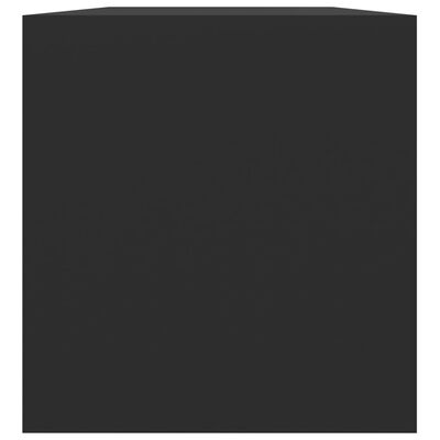 vidaXL Szafka na winyle, czarna, 71x34x36 cm, materiał drewnopochodny