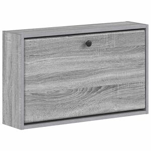 vidaXL Wisząca szafka na buty BREDA 71 x 17 x 43 cm Szary Sonoma