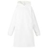 vidaXL Bluza-koc Biały M Fleece i Flanela