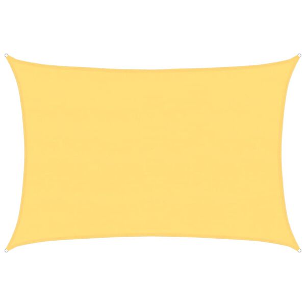 vidaXL Żagiel przeciwsłoneczny, 160 g/m², beżowy, 5x6 m, HDPE