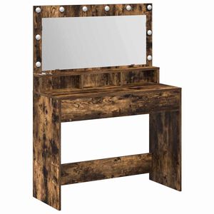 vidaXL Toaletka Dąb wędzony 100 x 41 x 135 cm Drewno inżynieryjne