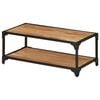 vidaXL Stolik kawowy z litego drewna akacjowego, 90x45x35 cm