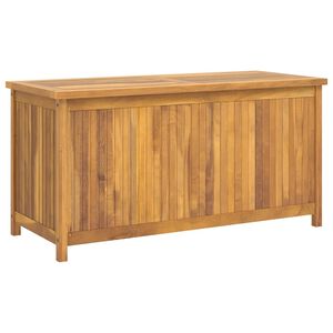 vidaXL Skrzynia ogrodowa, 114x50x58 cm, lite drewno tekowe
