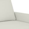 vidaXL Sofa 2-osobowa, kremowy, 120 cm, tapicerowana aksamitem