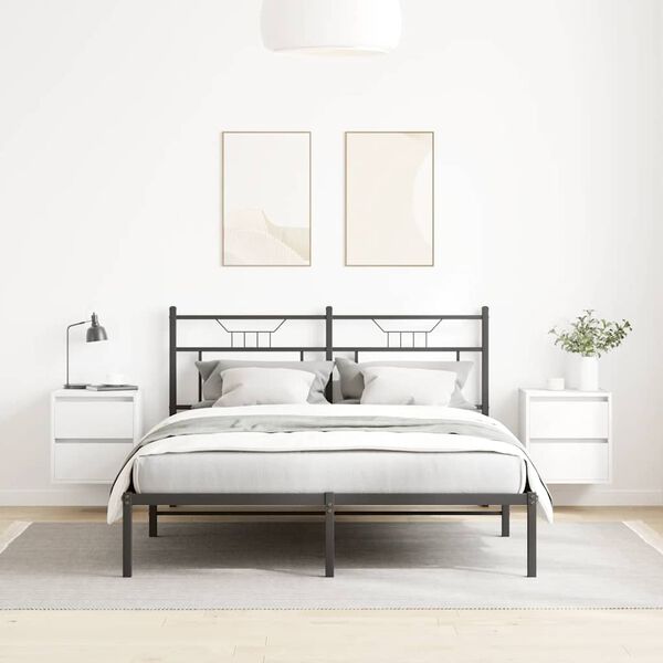 vidaXL Szafki nocne ścienne 2 szt. Białe 38x34x40 cm