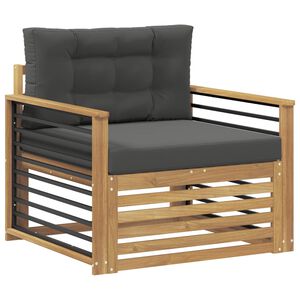 vidaXL Sofa na zewnątrz Poliester Biały