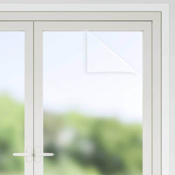 vidaXL Folie okienne, 5 szt., matowe szare, PVC