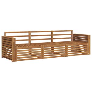 vidaXL Zestaw sof na zewnątrz 3 pcs Naturalny Lite Drewno Akacji