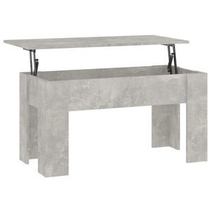vidaXL Stolik kawowy, betonowa szarość, 101x49x52 cm