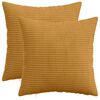 vidaXL Poszewka na poduszkę 2 pcs HEERLEN ż&oacute;łty 30 x 30 cm sztruks