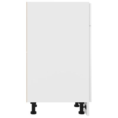 vidaXL Szafka z szufladą, biała, 30x46x81,5 cm materiał drewnopochodny