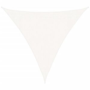 vidaXL Żagiel przeciwsłoneczny, 160 g/m&sup2;, biały, 3x3x3 m, HDPE