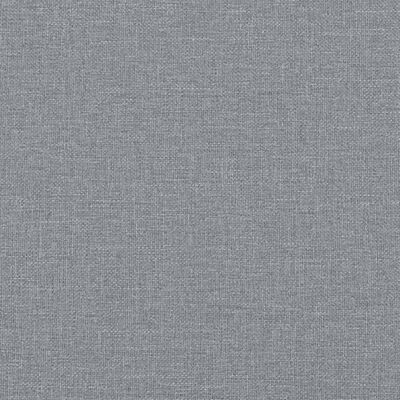 vidaXL Sofa 2-osobowa, jasnoszara, tapicerowana tkaniną