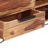 vidaXL Szafka pod TV, 140x28x47 cm, lite drewno akacjowe