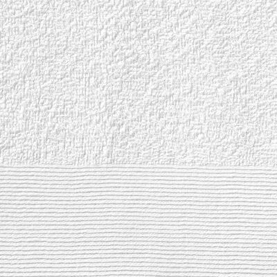 vidaXL Ręczniki do rąk, 25 szt., bawełna, 350 g/m², 50x100 cm, białe