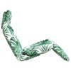 vidaXL Leżak składany wz&oacute;r liścia 175x54x8,5 cm tkanina Oxford