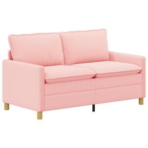 vidaXL Sofa r&oacute;żowy 156 x 81 x 87,5 cm tkanina