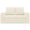 vidaXL Sofa Bed 60cm Kremowy Aksamit