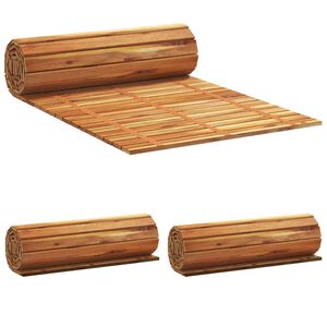 vidaXL Ścieżka ogrodowa 3 szt. naturalny 200 x 50 cm