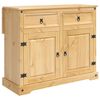 vidaXL W&oacute;zek Kuchenny z szufladą 2 pcs Wosk miodowy 112 x 70 x 91,5 cm