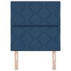 vidaXL Zagłówek Z zagłówkiem Niebieski 80 cm Skóra ekologiczna