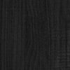 vidaXL Donica ogrodowa, czarna, 70x31x70 cm, lite drewno sosnowe