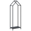 vidaXL Stojak na drewno opałowe antracyt 40x25x120 cm