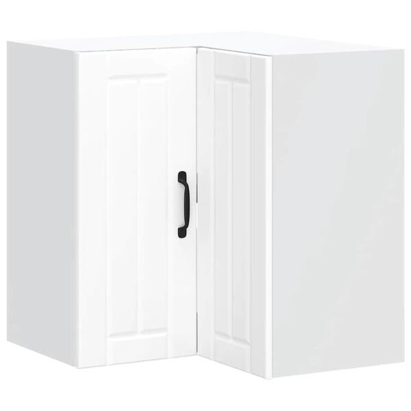 vidaXL Szafka ścienna narożna kuchenna, Lucca, biała