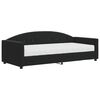 vidaXL Sofa z materacem do spania, czarna, 90x190 cm, aksamit