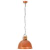 vidaXL Wisząca lampa industrialna, kolor miedzi, okrągła, 51 cm, E27